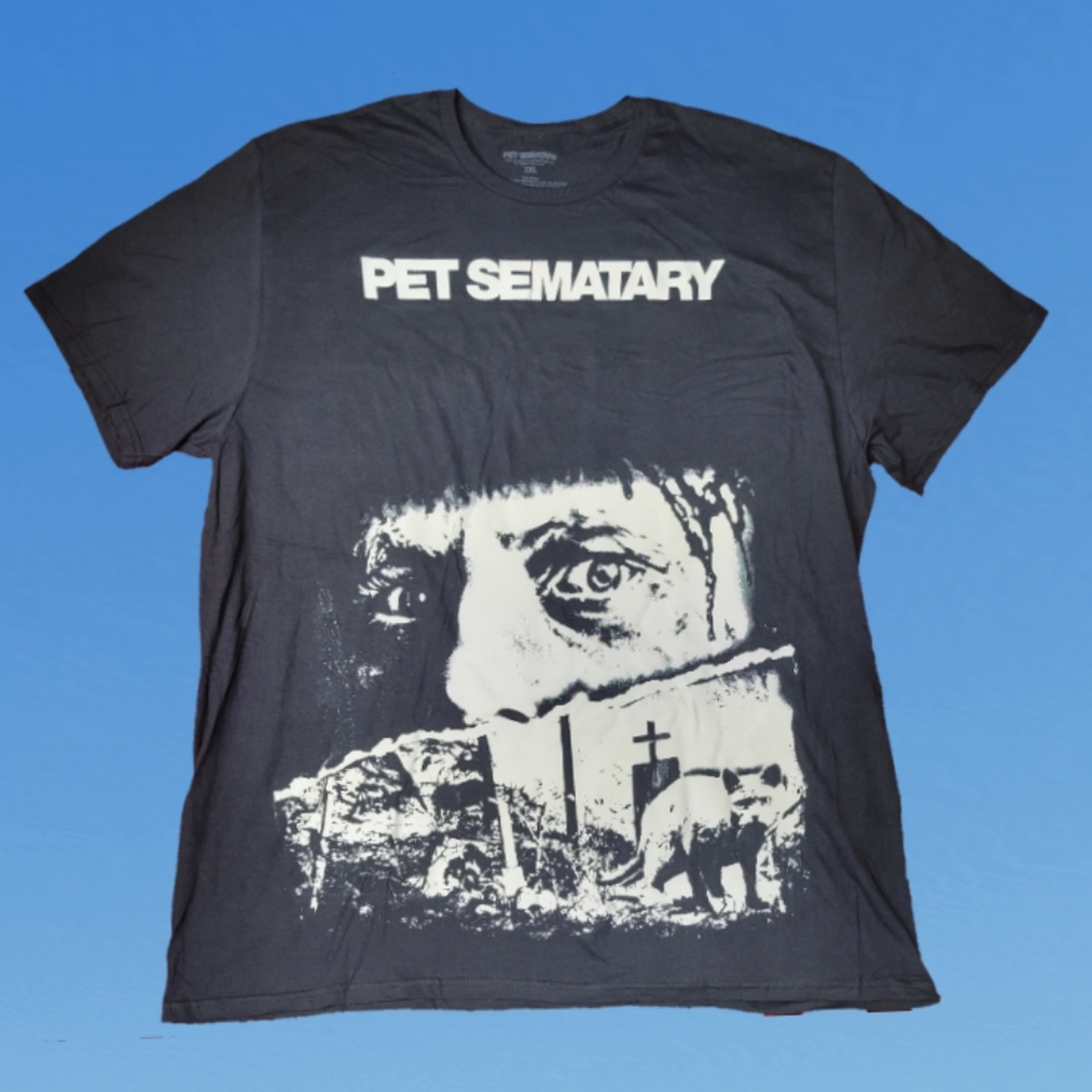 Pet Sematary Tshirt Horror Movie Stephen King Size Xxl